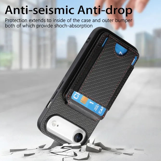 Coque iPhone Air avec Porte-Carte Discret et Support Visionnage