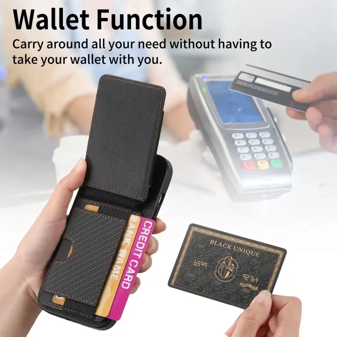 Coque iPhone Air avec Porte-Carte Discret et Support Visionnage