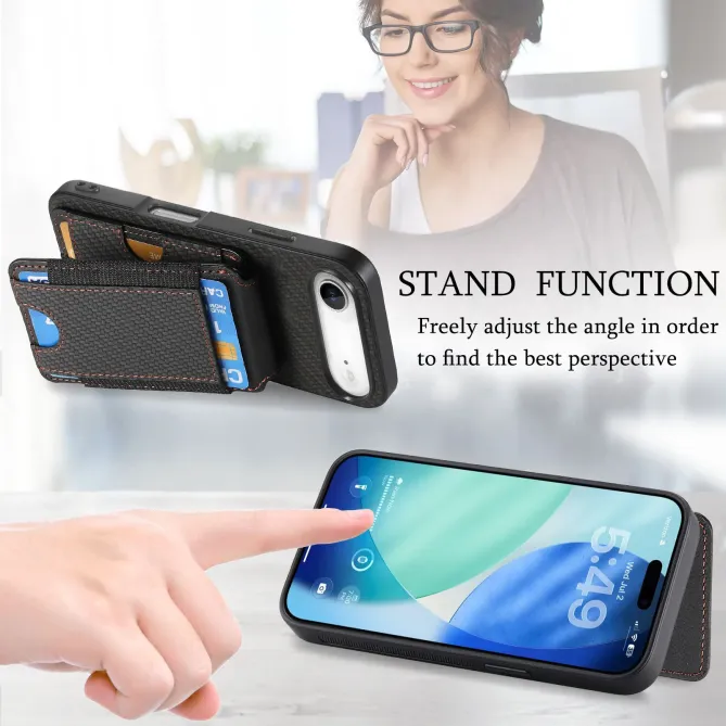 Coque iPhone Air avec Porte-Carte Discret et Support Visionnage