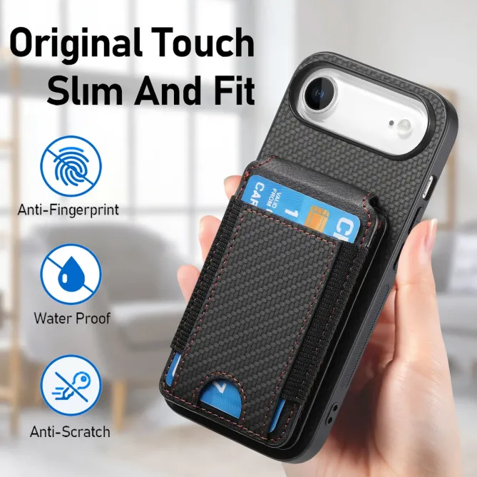 Coque iPhone Air avec Porte-Carte Discret et Support Visionnage