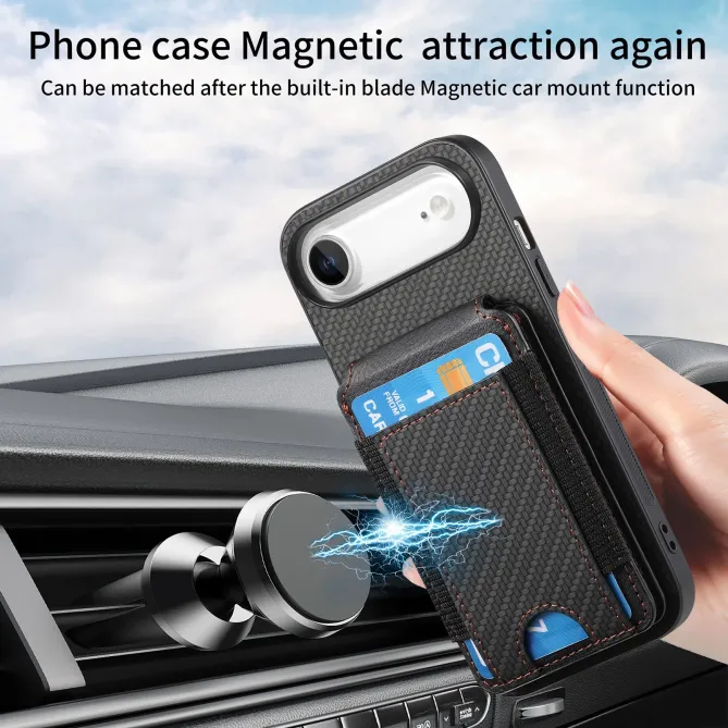 Coque iPhone Air avec Porte-Carte Discret et Support Visionnage