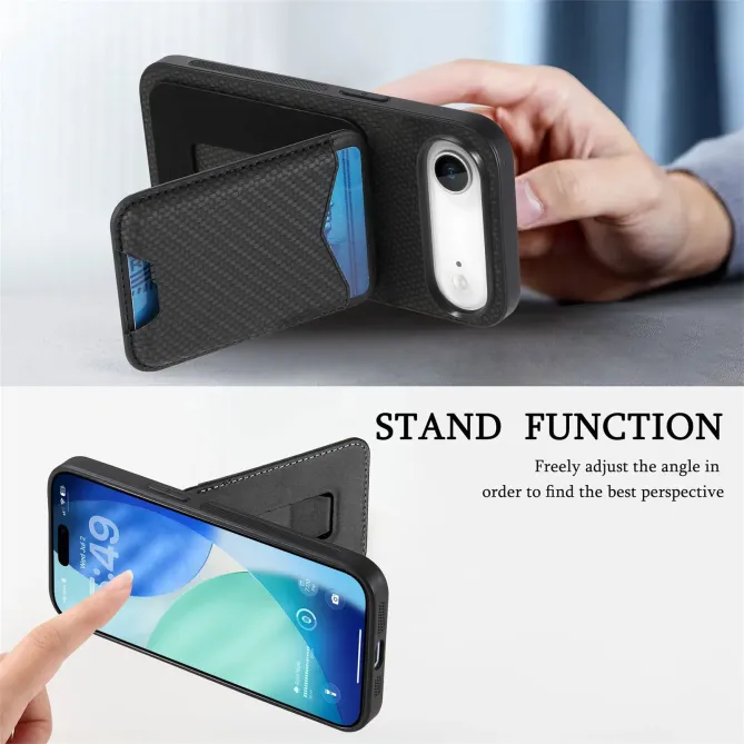 Coque iPhone Air avec Porte-Cartes et Béquille, Finition Tissée