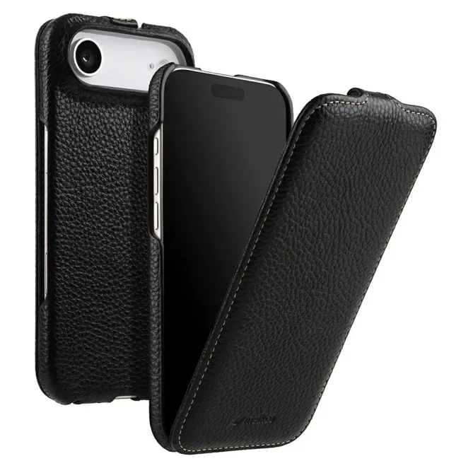 Étui iPhone Air Rabat Vertical Cuir Véritable