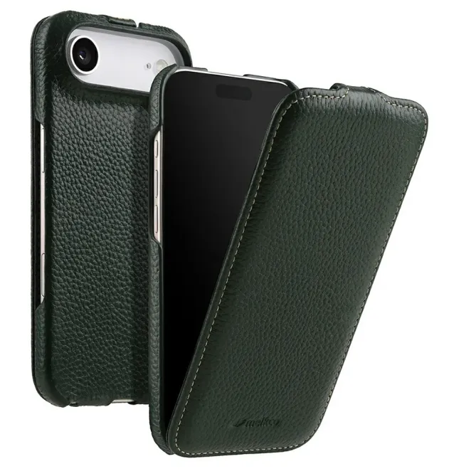 Étui iPhone Air Rabat Vertical Cuir Véritable