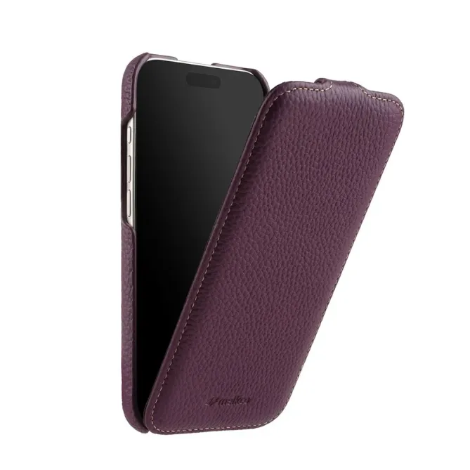 Étui iPhone Air Rabat Vertical Cuir Véritable