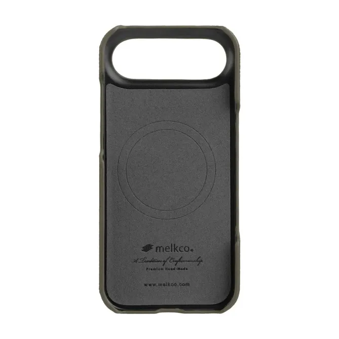 Coque iPhone Air en Cuir Grainé MagSafe