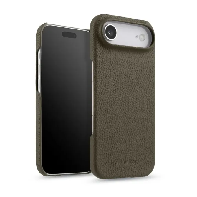 Coque iPhone Air en Cuir Grainé MagSafe