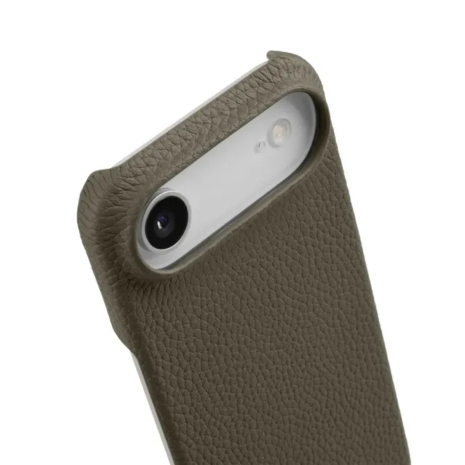 Coque iPhone Air en Cuir Grainé MagSafe