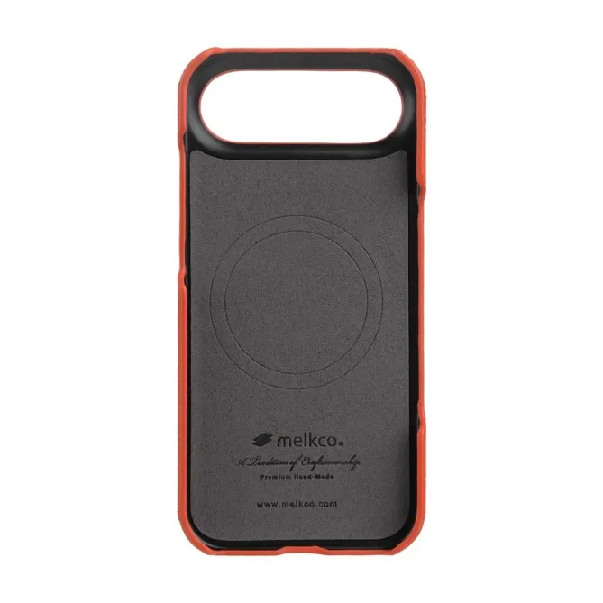 Coque iPhone Air en Cuir Grainé MagSafe