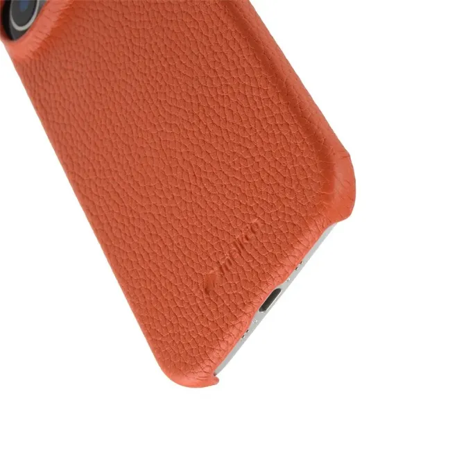 Coque iPhone Air en Cuir Grainé MagSafe