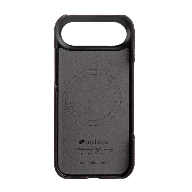Coque iPhone Air en Cuir Grainé MagSafe