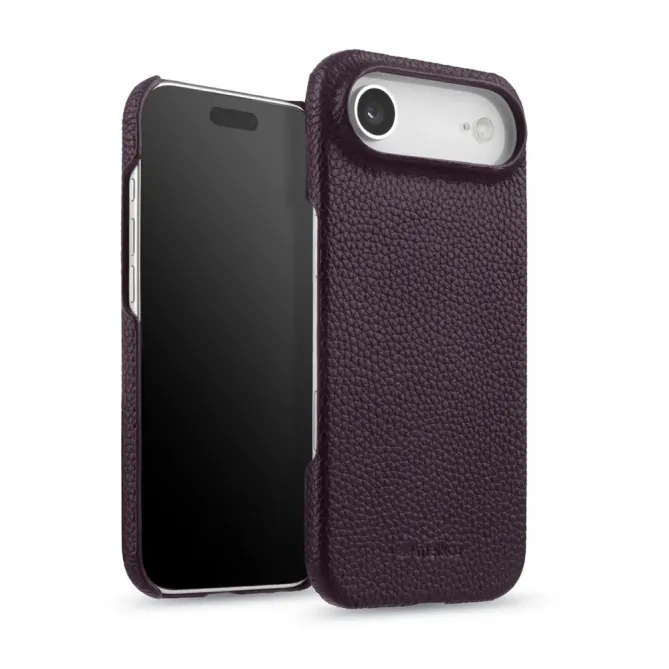 Coque iPhone Air en Cuir Grainé MagSafe