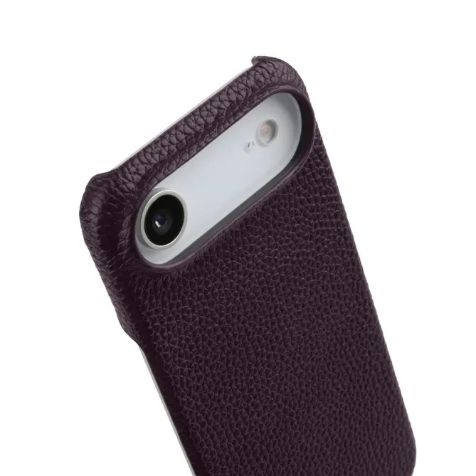 Coque iPhone Air en Cuir Grainé MagSafe