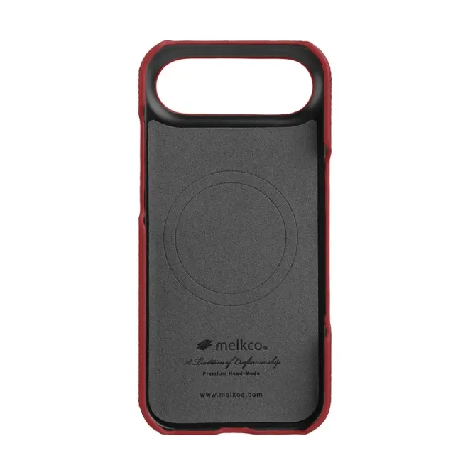Coque iPhone Air en Cuir Grainé MagSafe