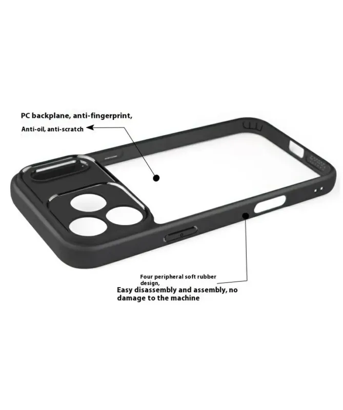 Coque iPhone 17 Pro Style Bumper Transparent