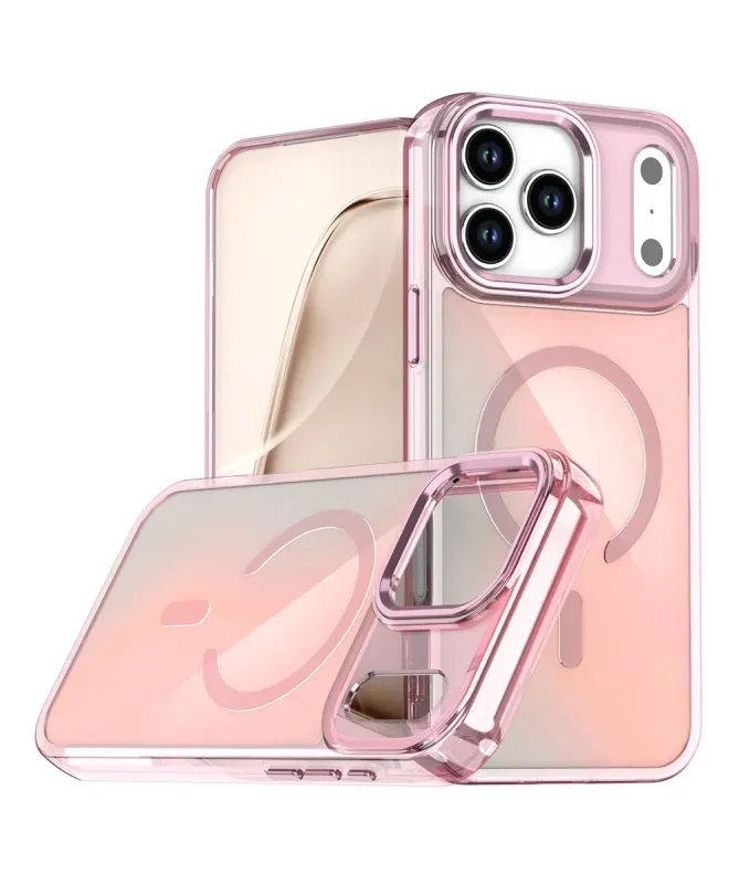 Coque iPhone 17 Pro Irisé MagSafe avec Support Caméra