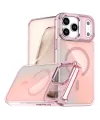 Coque iPhone 17 Pro Irisé MagSafe avec Support Caméra