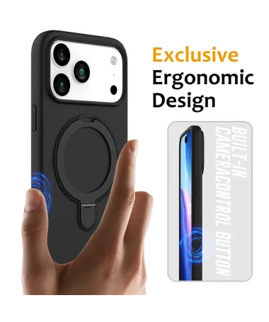 Coque iPhone 17 Pro Silicone | COMPAS Noir - photo 20