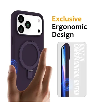 Coque iPhone 17 Pro Silicone | COMPAS Violet - photo 38
