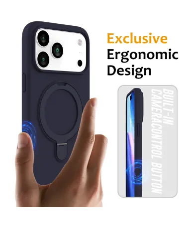 Coque iPhone 17 Pro Silicone | COMPAS Bleu marine - photo 50