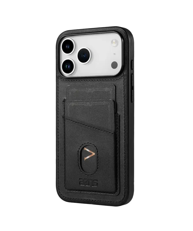 Coque iPhone 17 Pro Porte-Carte Effet Cuir
