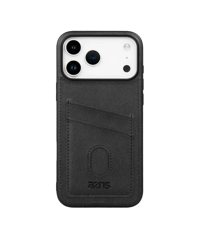 Coque iPhone 17 Pro Porte-Carte Effet Cuir