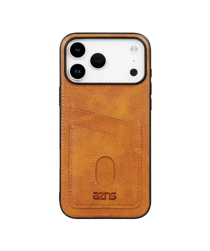 Coque iPhone 17 Pro Porte-Carte Effet Cuir