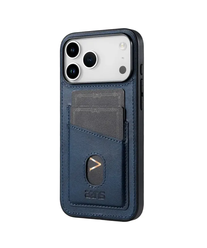 Coque iPhone 17 Pro Porte-Carte Effet Cuir