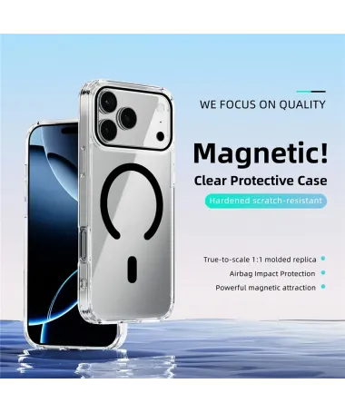 Coque iPhone 17 Pro Transparente | ÉCRIN Noir - photo 11