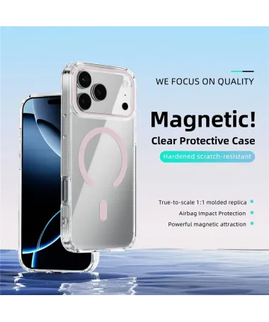 Coque iPhone 17 Pro Transparente | ÉCRIN Or Rose - photo 19