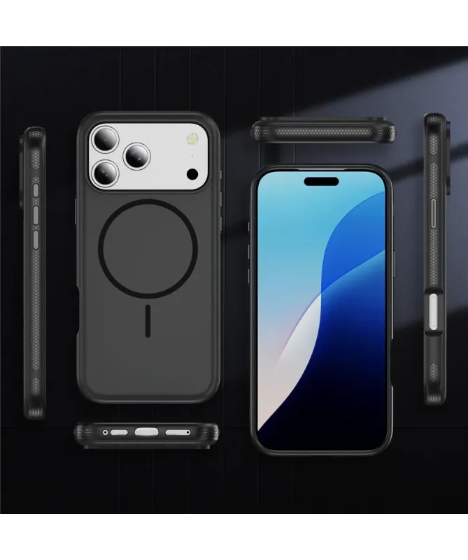 Coque iPhone 17 Pro Antichoc MagSafe avec Grip Texturé