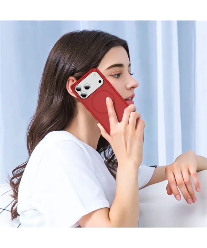 Coque iPhone 17 Pro Antichoc MagSafe avec Grip Texturé