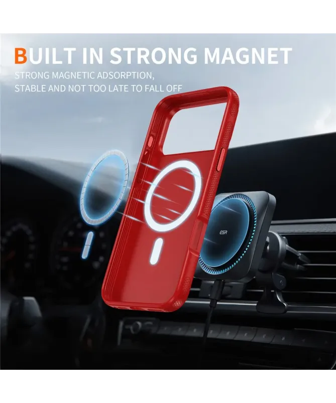 Coque iPhone 17 Pro Antichoc MagSafe avec Grip Texturé