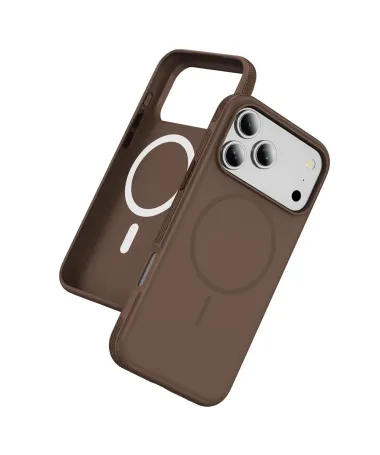 Coque iPhone 17 Pro Antichoc MagSafe avec Grip Texturé Marron - photo 20