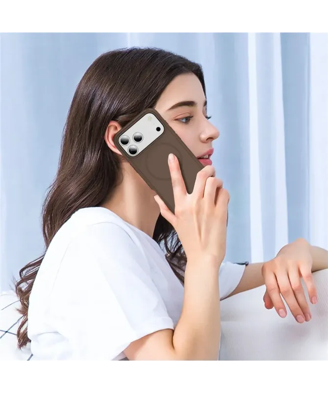 Coque iPhone 17 Pro Antichoc MagSafe avec Grip Texturé