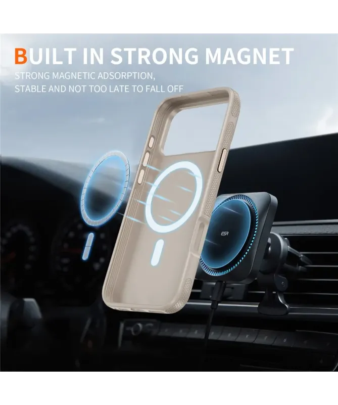 Coque iPhone 17 Pro Antichoc MagSafe avec Grip Texturé