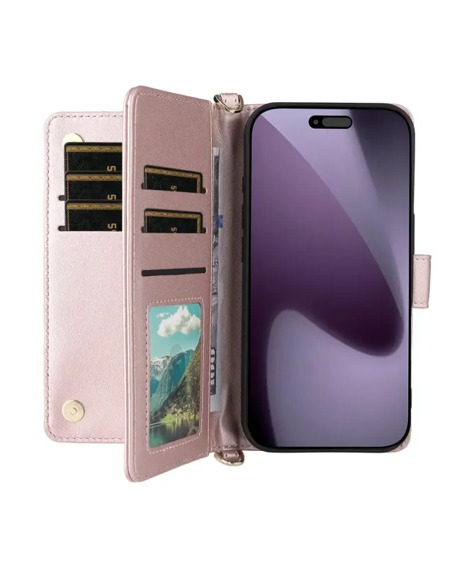 Housse iPhone 17 Pro Bandoulière Matelassée