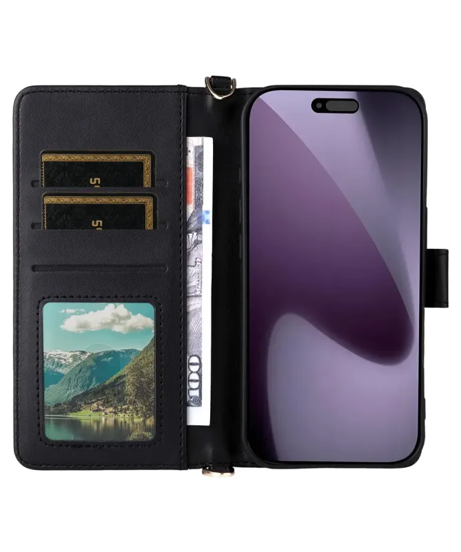 Housse iPhone 17 Pro Bandoulière Matelassée
