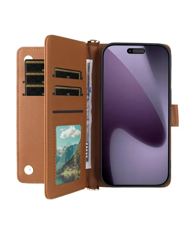 Housse iPhone 17 Pro Bandoulière Matelassée