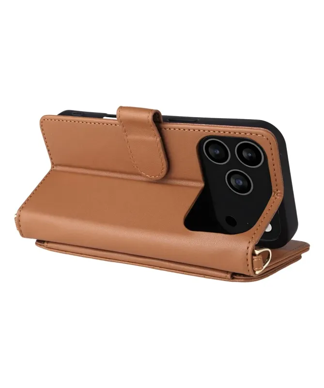Housse iPhone 17 Pro Bandoulière Matelassée