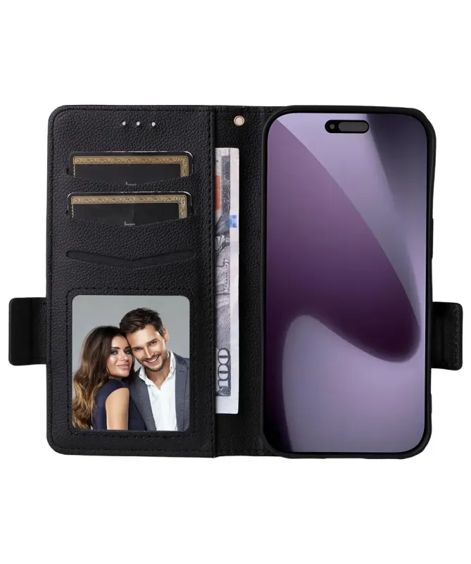 Housse iPhone 17 Pro effet cuir à Lanière | FOLKEN