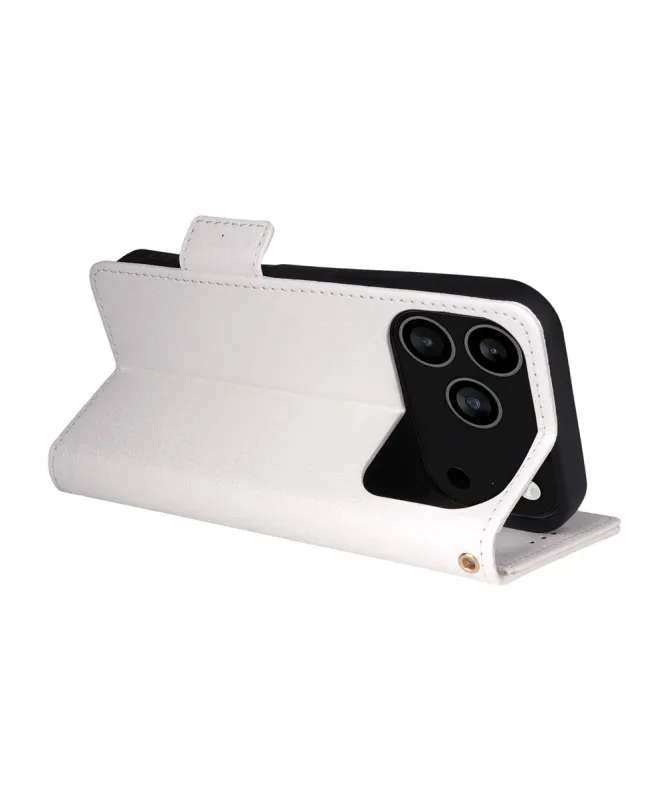 Housse iPhone 17 Pro effet cuir à Lanière | FOLKEN