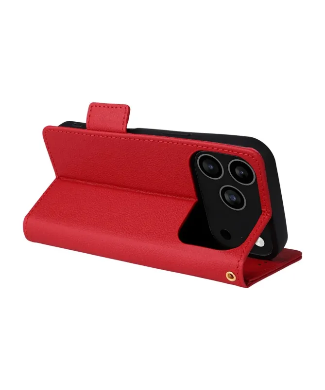 Housse iPhone 17 Pro effet cuir à Lanière | FOLKEN