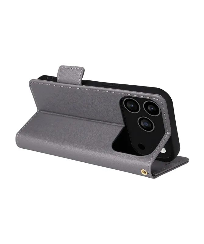 Housse iPhone 17 Pro effet cuir à Lanière | FOLKEN