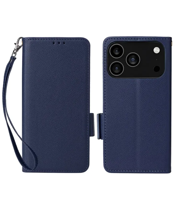 Housse iPhone 17 Pro effet cuir à Lanière | FOLKEN