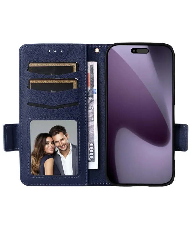 Housse iPhone 17 Pro effet cuir à Lanière | FOLKEN