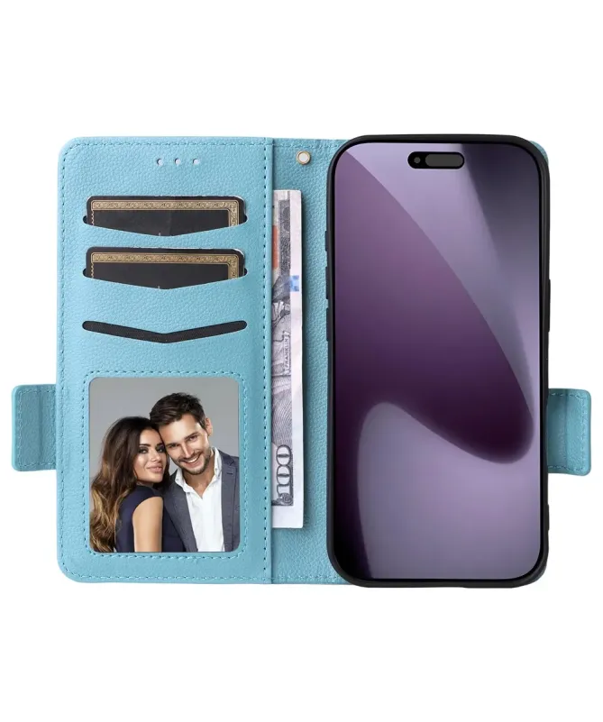 Housse iPhone 17 Pro effet cuir à Lanière | FOLKEN