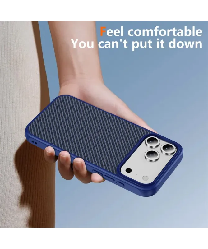 Coque iPhone 17 Pro Texture Carbone | CARBO-GRIP