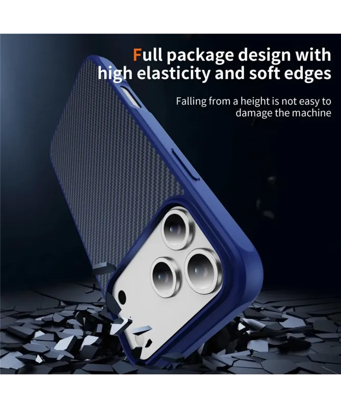 Coque iPhone 17 Pro Texture Carbone | CARBO-GRIP