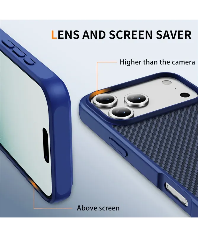 Coque iPhone 17 Pro Texture Carbone | CARBO-GRIP